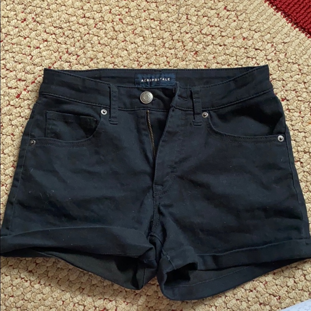 Aeropostale high waisted jean shorts